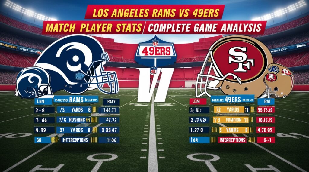 Los Angeles Rams vs 49ers Match Player Stats: Complete Game Analysis