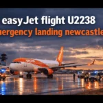 easyjet flight u2238 emergency landing newcastle